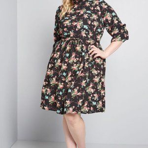 Fashionably Dashing Floral Dress
